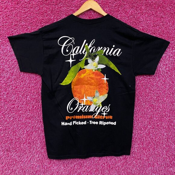 California Oranges Premium Citrus Hand Picked Tree Ripened T-Shirt Large - Picture 3 of 5